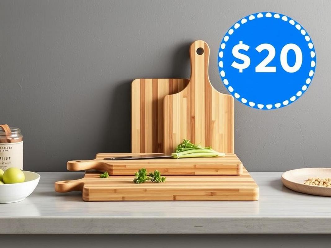 ลดราคา! เซ็ตเขียงไม้ไผ่คุณภาพดี ขายเพียง $20 ที่ Walmart